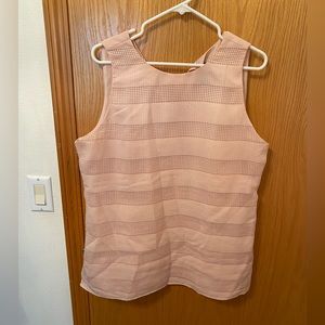 Ann Taylor factory large light pink sleeveless top